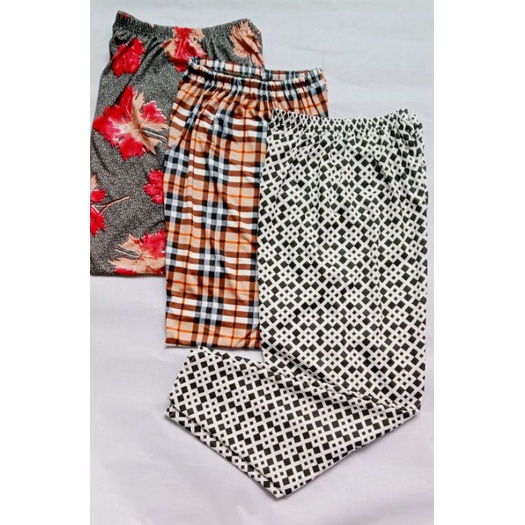 Celana Harian Santai Hayget Motif Standart celana panjang wanita