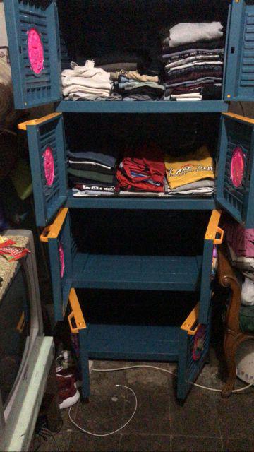 Lemari Plastik Club Besar 4 Susun (promo Harga)