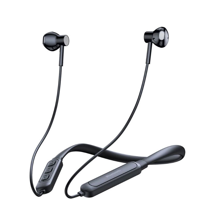 Dacom Earphone Earpods Bluetooth 4.1 Neckband Tahan Keringat dengan Mikrofon - G02 - Hitam