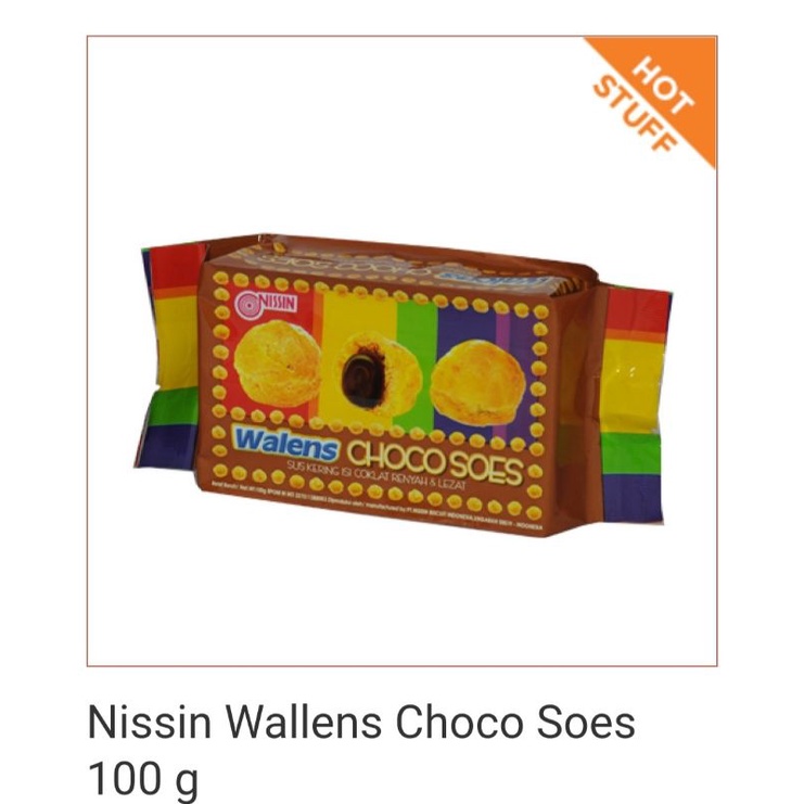 

Nissin Wallens Choco Soes 100gr