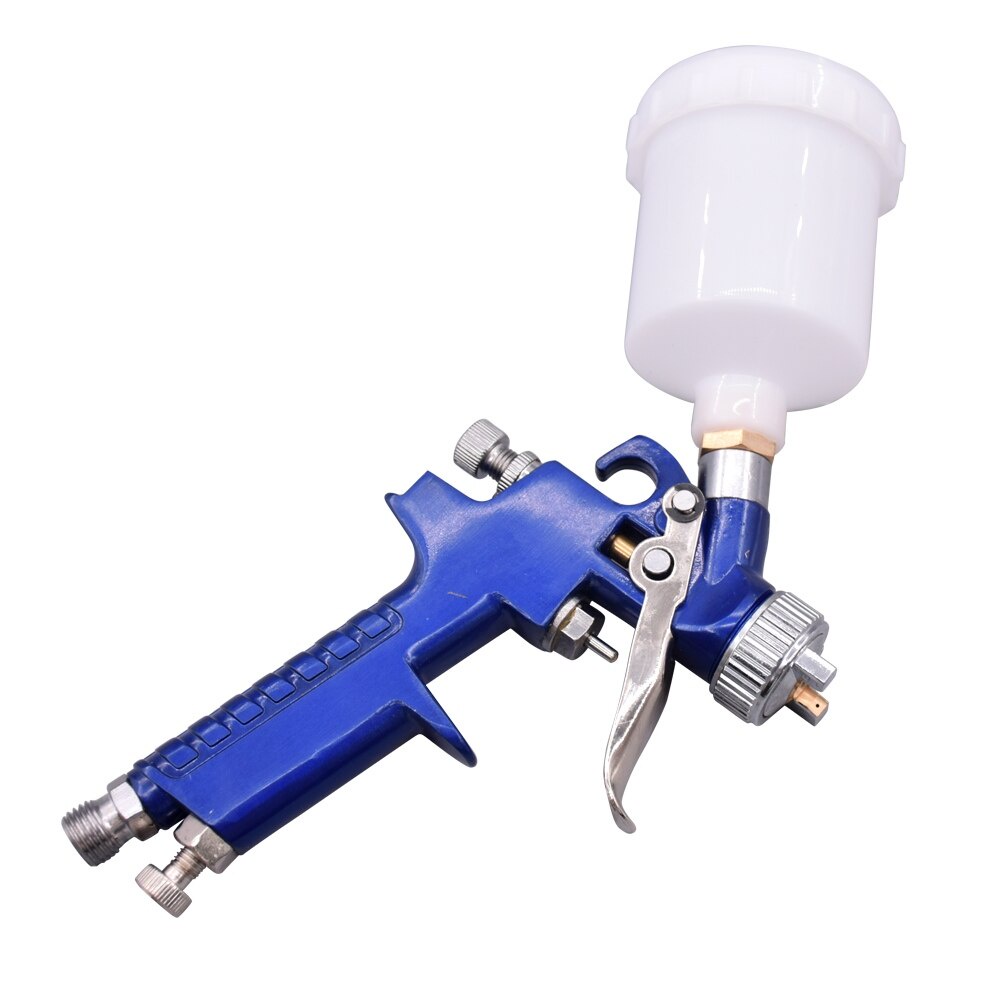 Airbrush Spray Gun / Alat Semprot Cat Nozzle HVLP Airbrush - Biru