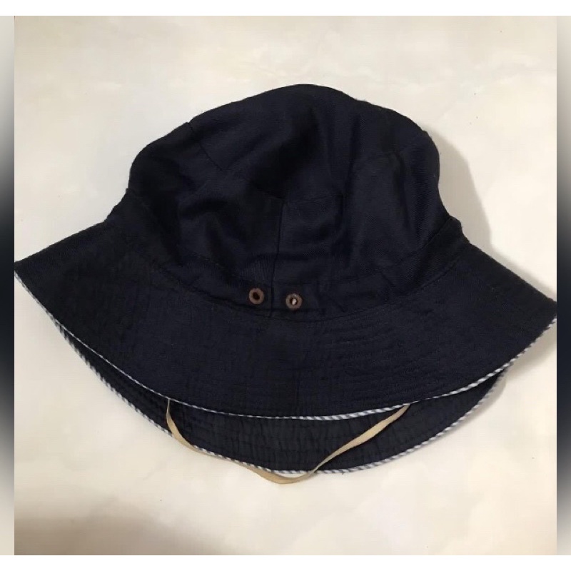 Bucket Hat Topi Pancing Navy PRELOVED Thrift