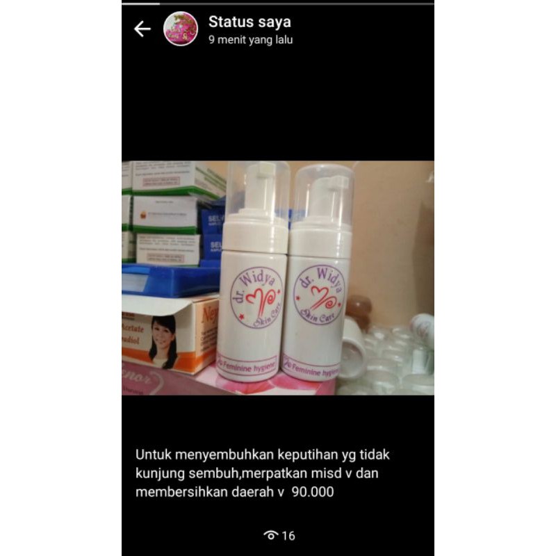 sabun pembersih buat vagina dr.widya