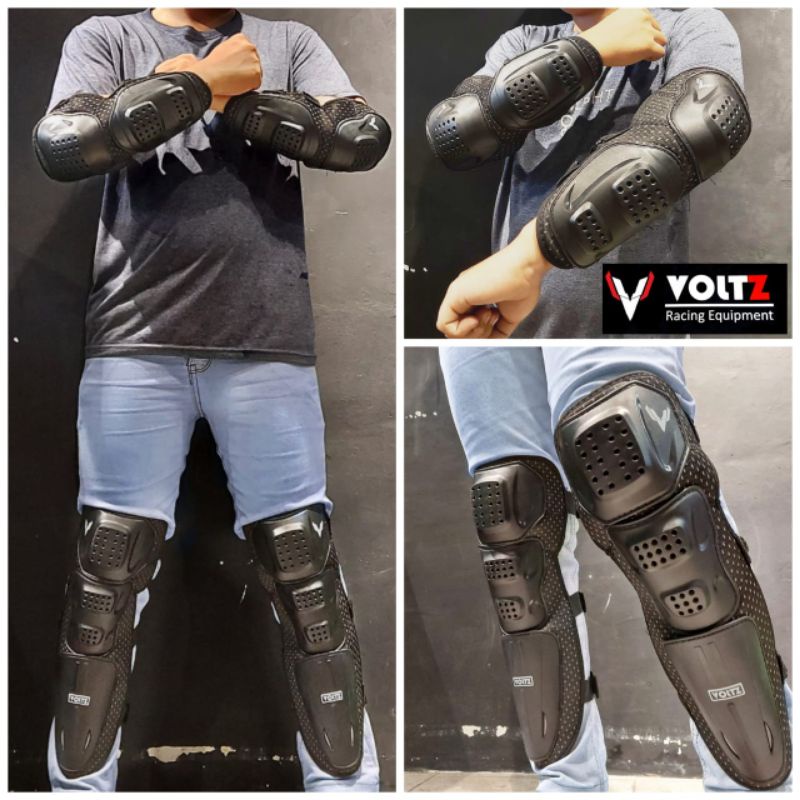 Deker VOLTZ downhill cross adventure Tactical not pelindung tangan dan kaki lutut sikut hiu