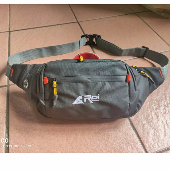 Tas Selempang Waistbag Rei waterfroop # Tas pinggang Rei # Tas selempang pria Rei