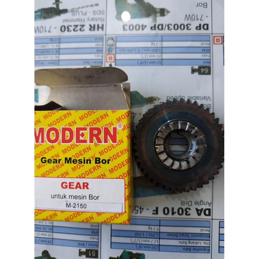 Original Modern hand drill Gear Gigi Mesin Bor 13mm 13 mm M-2150