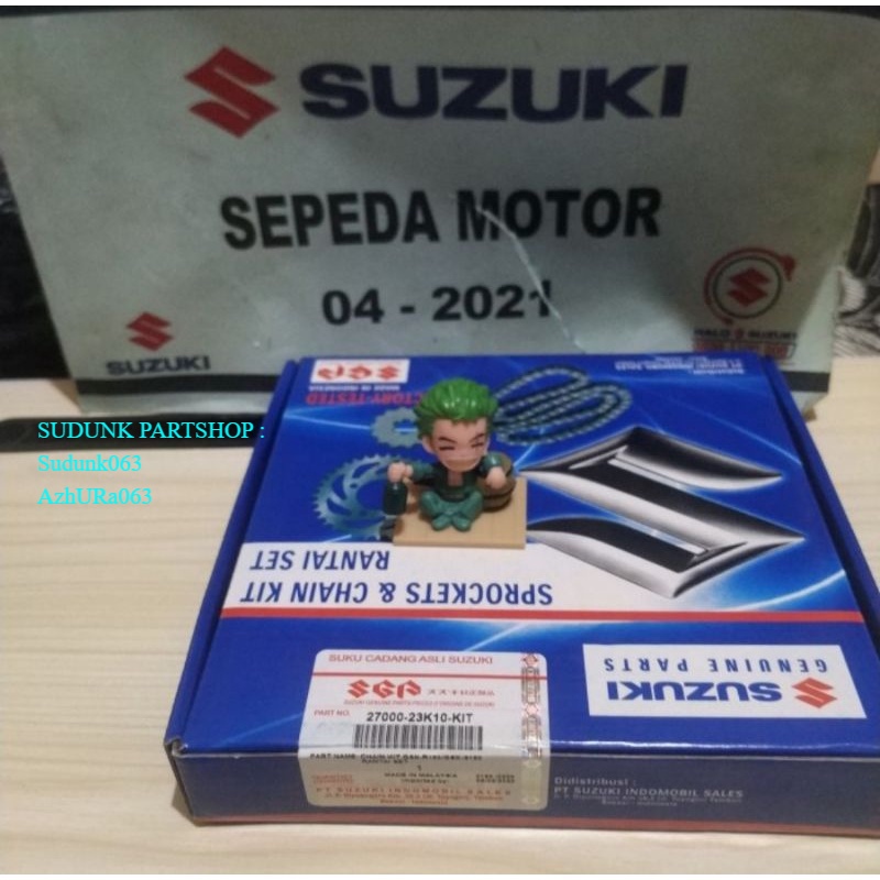 GEARSET GIR SET GEAR SPROCKET SUZUKI GSX R150 GSX S150 ORIGINAL SGP