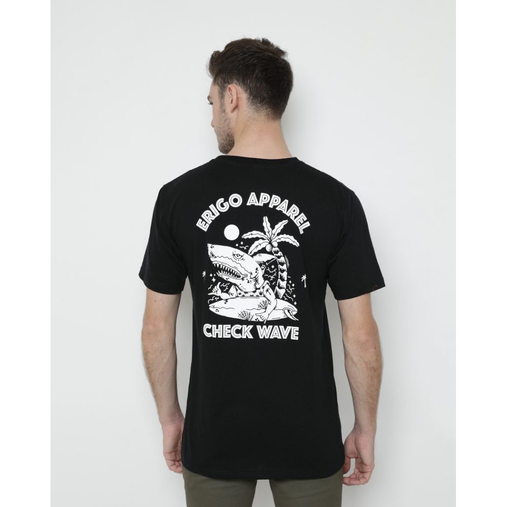 

Erigo T-Shirt Check Wave Black