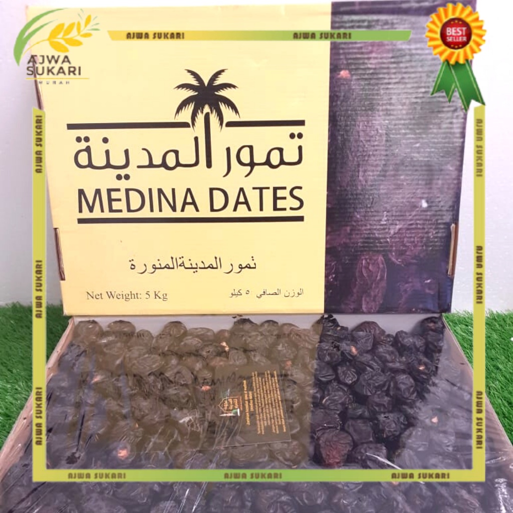 

KURMA AJWA MADINAH MEDIUM 5KG