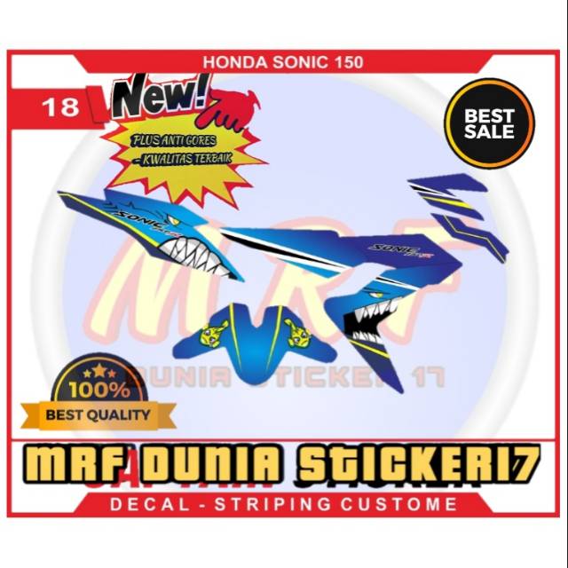 Sticker decal full body Honda sonic 150 sticker decal Honda sonic 150 full body 18