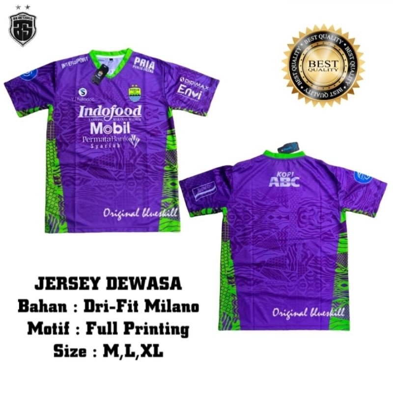 Baju jersey kiper persib dewasa / atasan jersey kiper persib / pakaian olahraga pria / baju sepak bola dewasa kiper terbaru