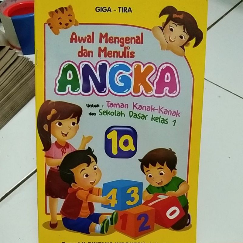 Paket belajar murah 4pick/angka 1a dan 1b/ huruf besar dan kecil 1a dan 1b