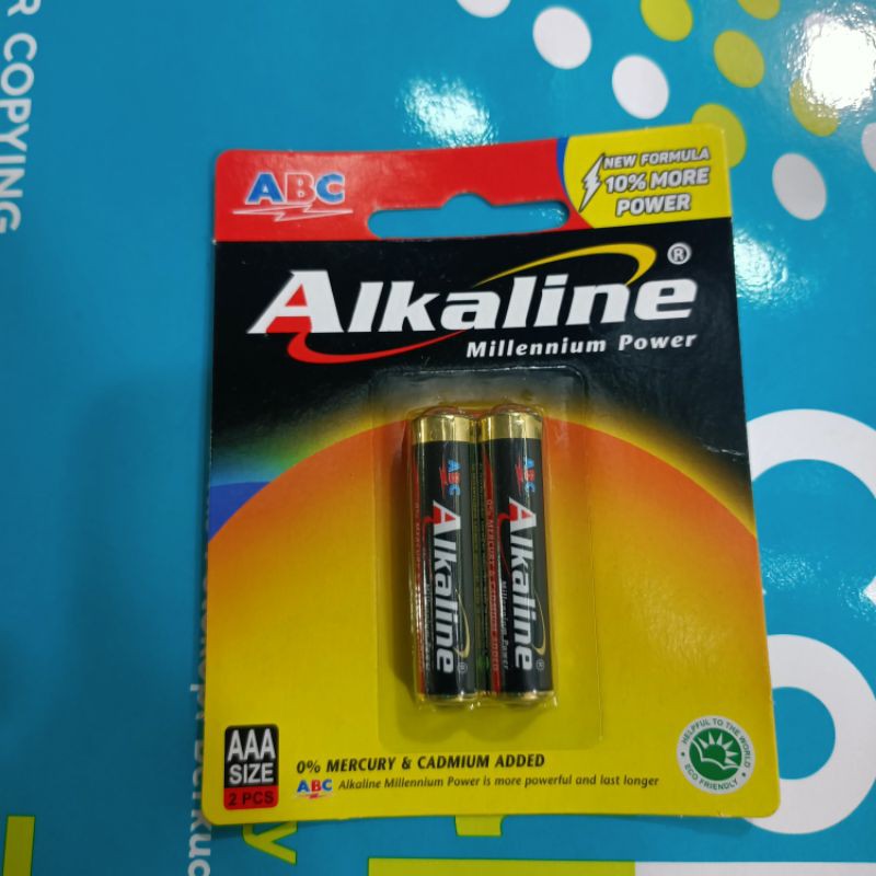 paket batre ABC alkalin AAA isi 2 pcs ABC Alkaline A3 isi 2 biji murah batre remot batre tv,AC dll