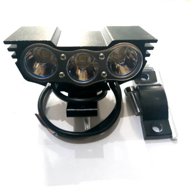 Led Sorot Motor OWL 3 Mata 3 Mode