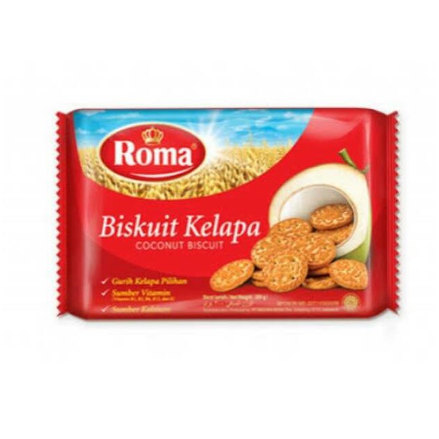 

Snack/BISKUIT KELAPA 300 gr - ROMA PRODUCT