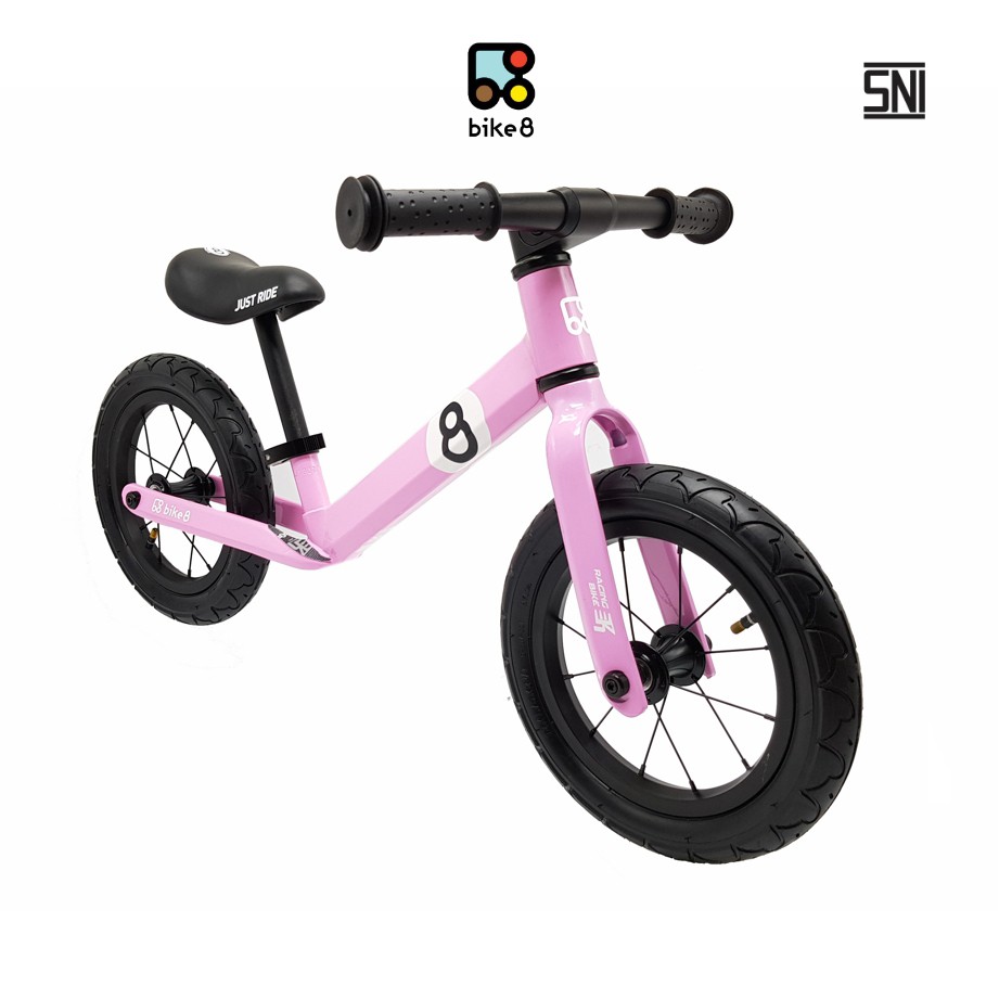 BIKE8 Children Racing Balance Bike / Push Bike - Sepeda Anak - Pink