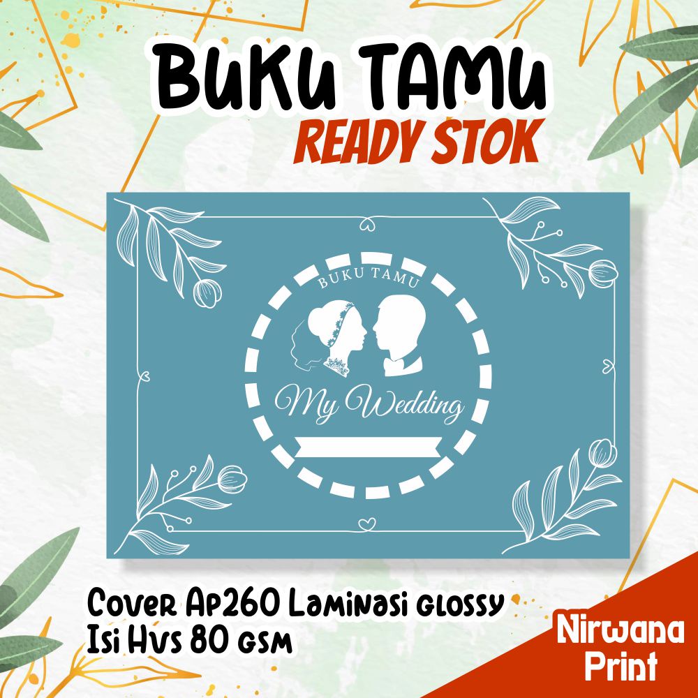 

BUKU TAMU READY STOK LANGSUNG KIRIM | GUEST BOOK LANGSNG JADI