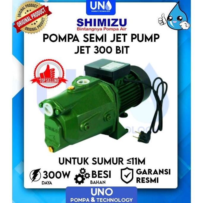 Pompa air Shimizu Semi Jet 300 BIT
