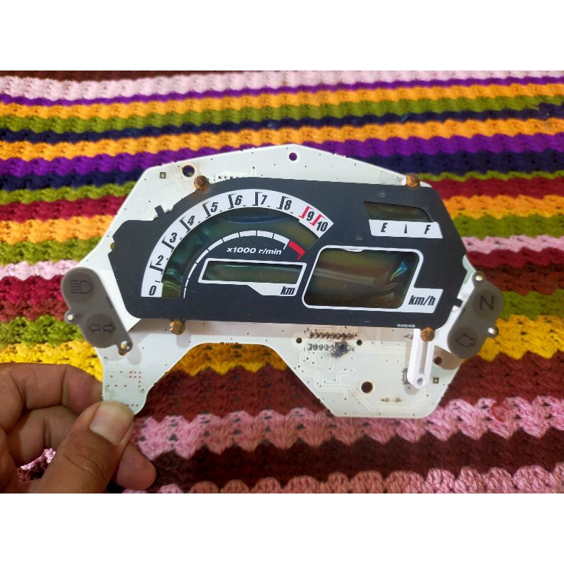 Bahan Spedometer Byson / PCB LCD Set Komponen Dalam Spedometer Yamaha Byson Original Bekas Copotan M