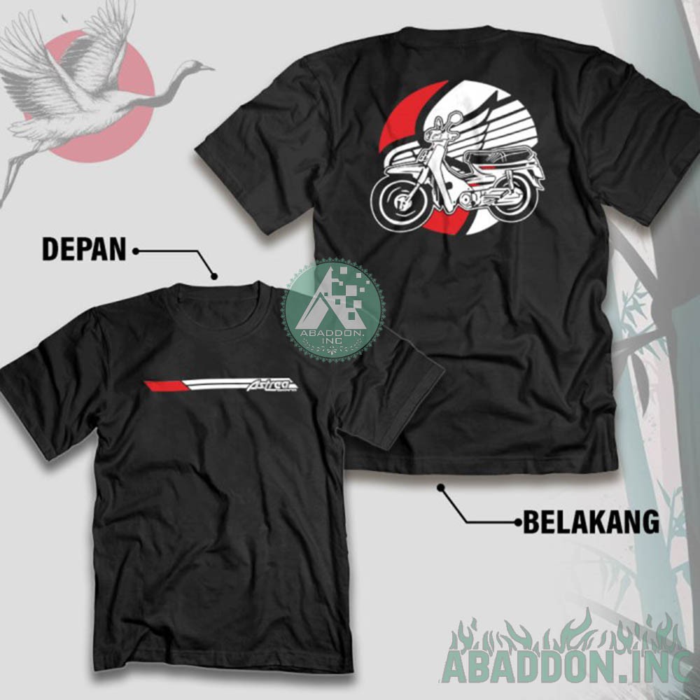 Kaos Baju Astrea Grand Motor Classic Prima Legenda Tshirt Racing Otomotif Honda Gank - 7569