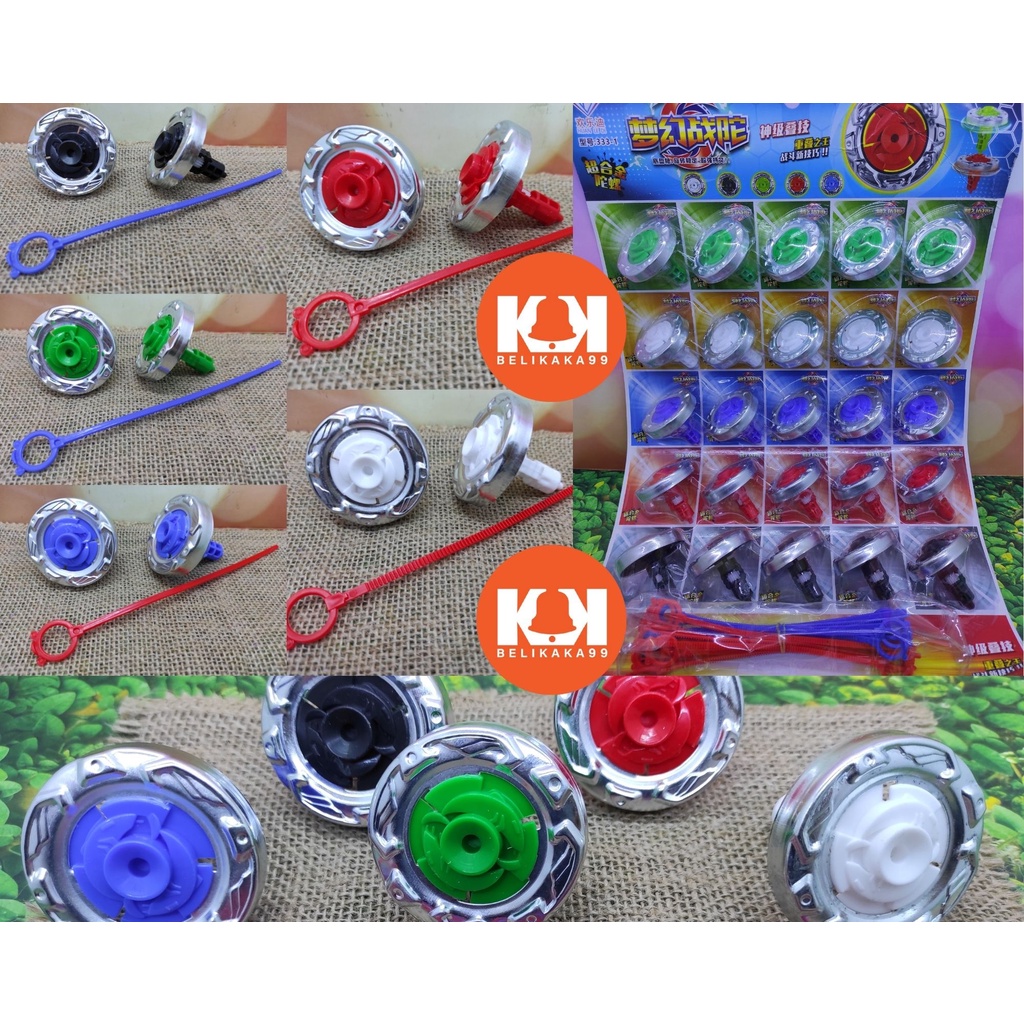 (1 LEMBAR 25 PCS) MAINAN ANAK GASING / GANGSING BEYBLADE MURAH UKURAN 5 CM / GASING BEYBLADE / GASING MURAH / GANGSING BEYBLADE / MAINAN GASING BEYBLADE / MAINAN GANGSING