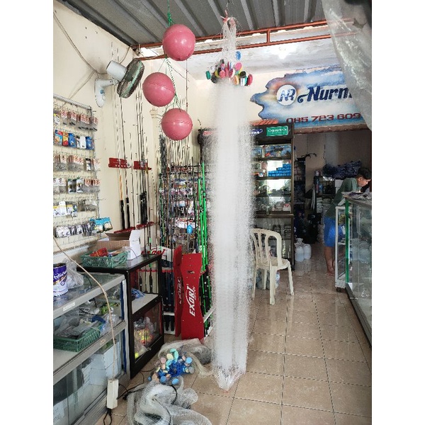 jaring ikan siap pakai jaring kambangan ikan belanak