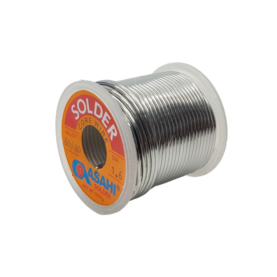 Timah Solder Asahi 1.6mm 1/4kg Timah Gulung 1.6 mm 1/4 kg Grade 60/40 Alloy 250gr