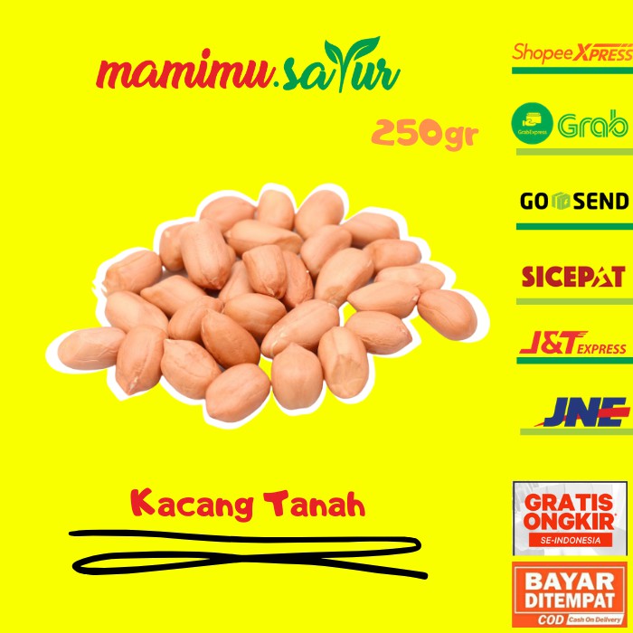 

KACANG TANAH ASLI KILOAN KUALITAS SUPER 250gr