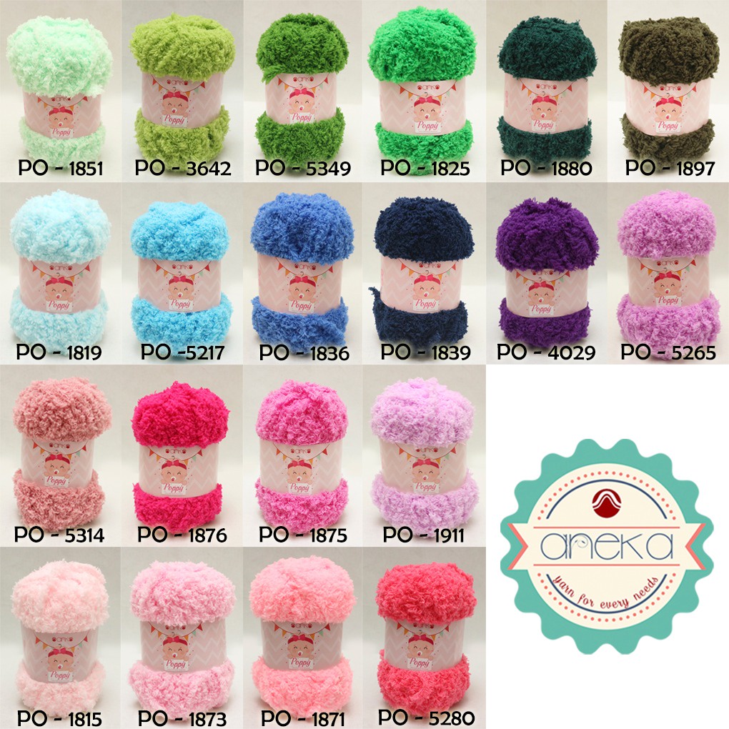 KATALOG - Benang Rajut Handuk Poppy / Towel Yarn