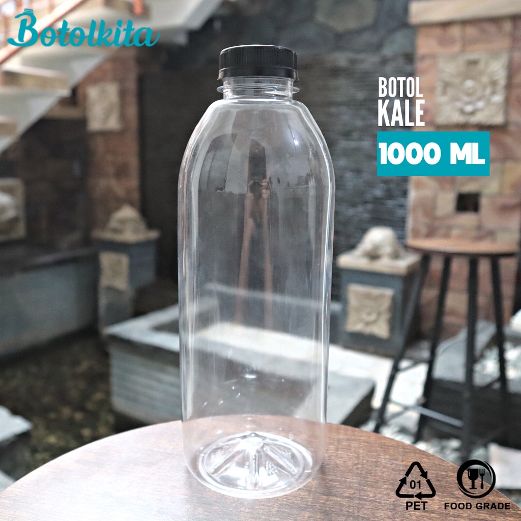 Botol Plastik Kale 1 Liter / Botol Plastik Kale 1000ml / Botol Minuman 1000ml