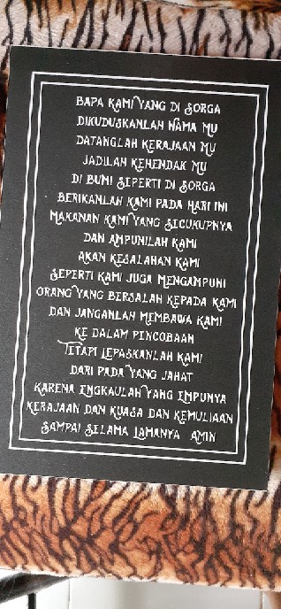 Hiasan Dinding Rohani Kristen/katolik Bible Verse