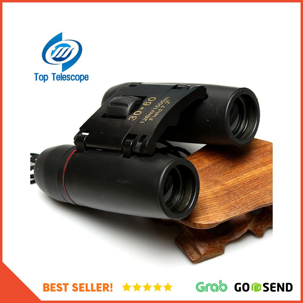 Binoculars High Definition Night Vision Concert 30 x 60 / Teropong Binokular - Black