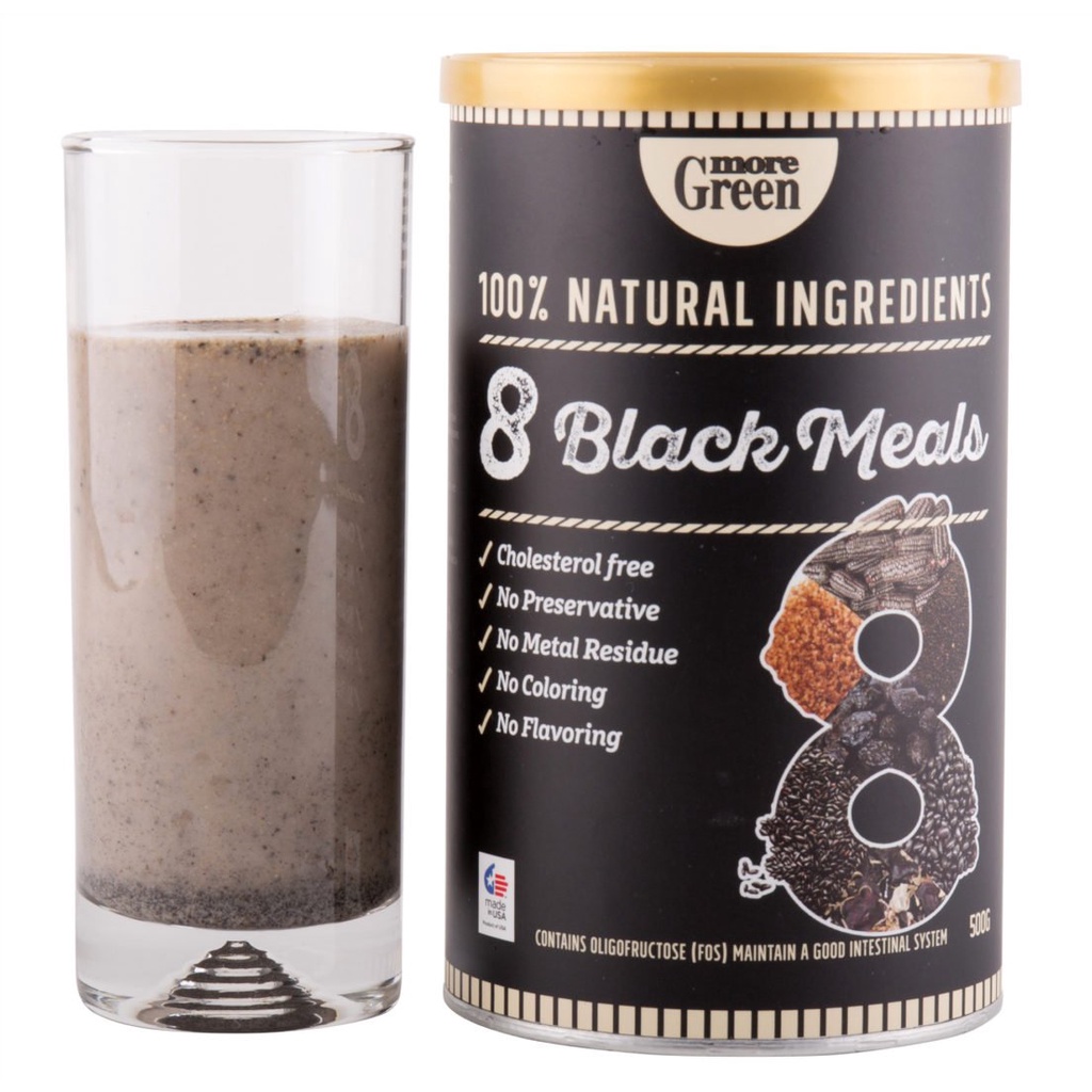 

More Green 8 Black Meals More Green 450gr cocok untuk penderita Anemia
