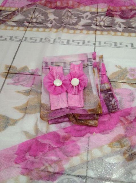 Gorden Vitrase Spiral Kupu Kupu Murah Motif Bunga Berwarna