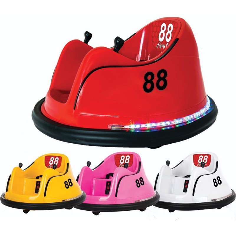 Mobil Mobilan Anak Remote Control Musik 360 derajat Warna Merah Kuning Putih Pink (JM2688)