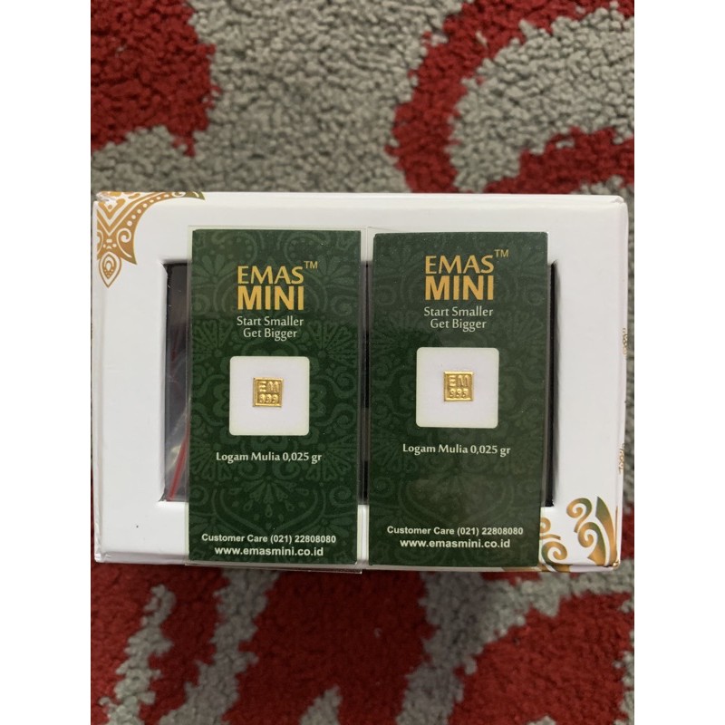 emas mini 0,025gram