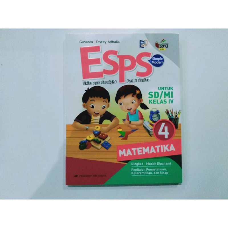 Buku ESPS Matematika Kelas 6 5 4 Kurikulum 2013 SD MI Erlangga K13-Kelas 4