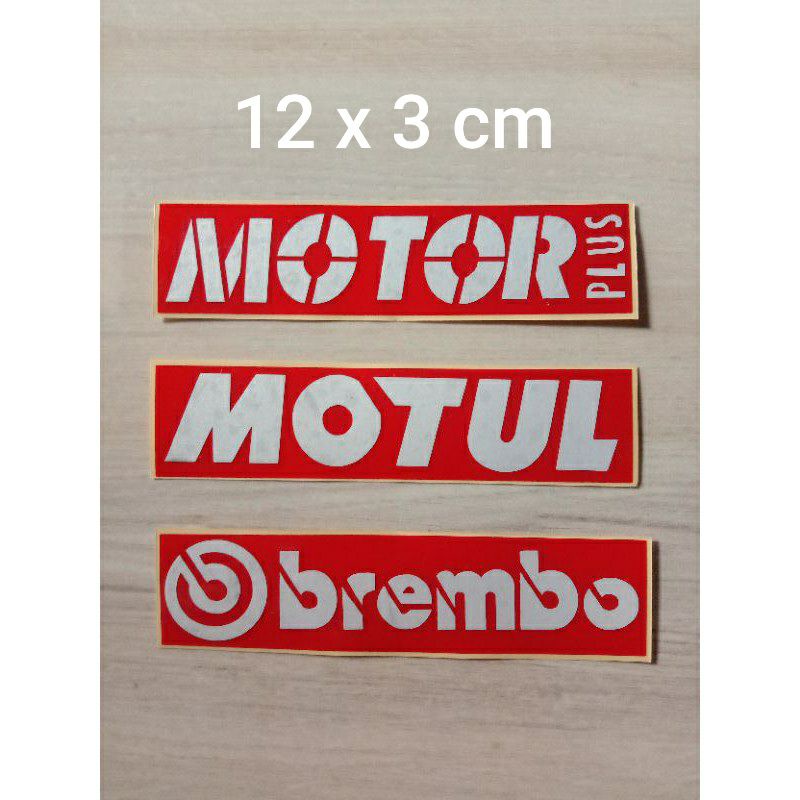 

sticker cutting campur motul...motor plus..brembo