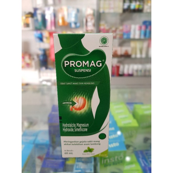 Promag Suspensi 60ML / Sakit Maag / Asam Lambung / Promag