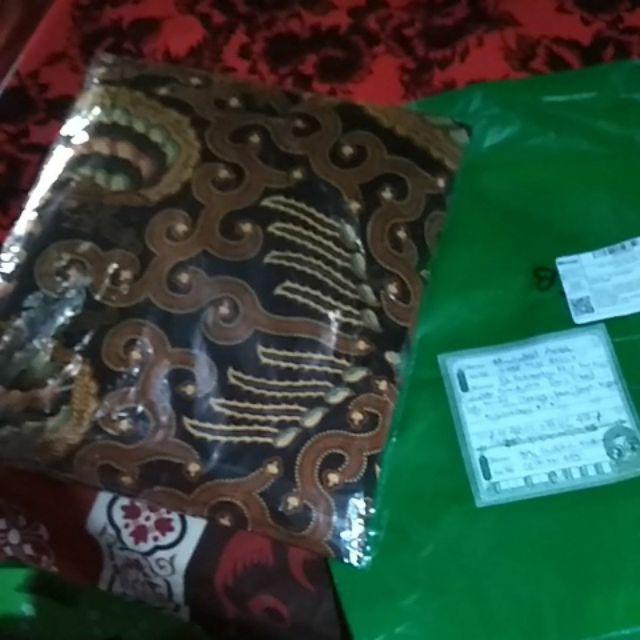 Ms Gamis Batik Sriwedari Maxi Super Jumbo Xxxxl Ld 128cm Bumil/busui Katun Sogan