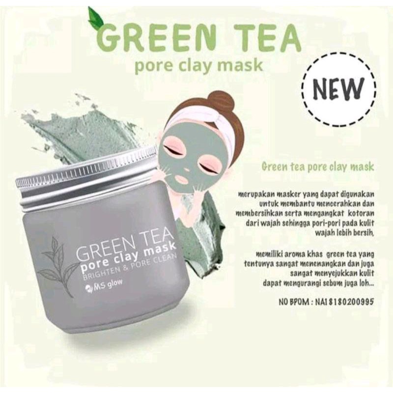 (TERMURAH READY) CLAY  MASK MS GLOW / MASKER MS GLOW