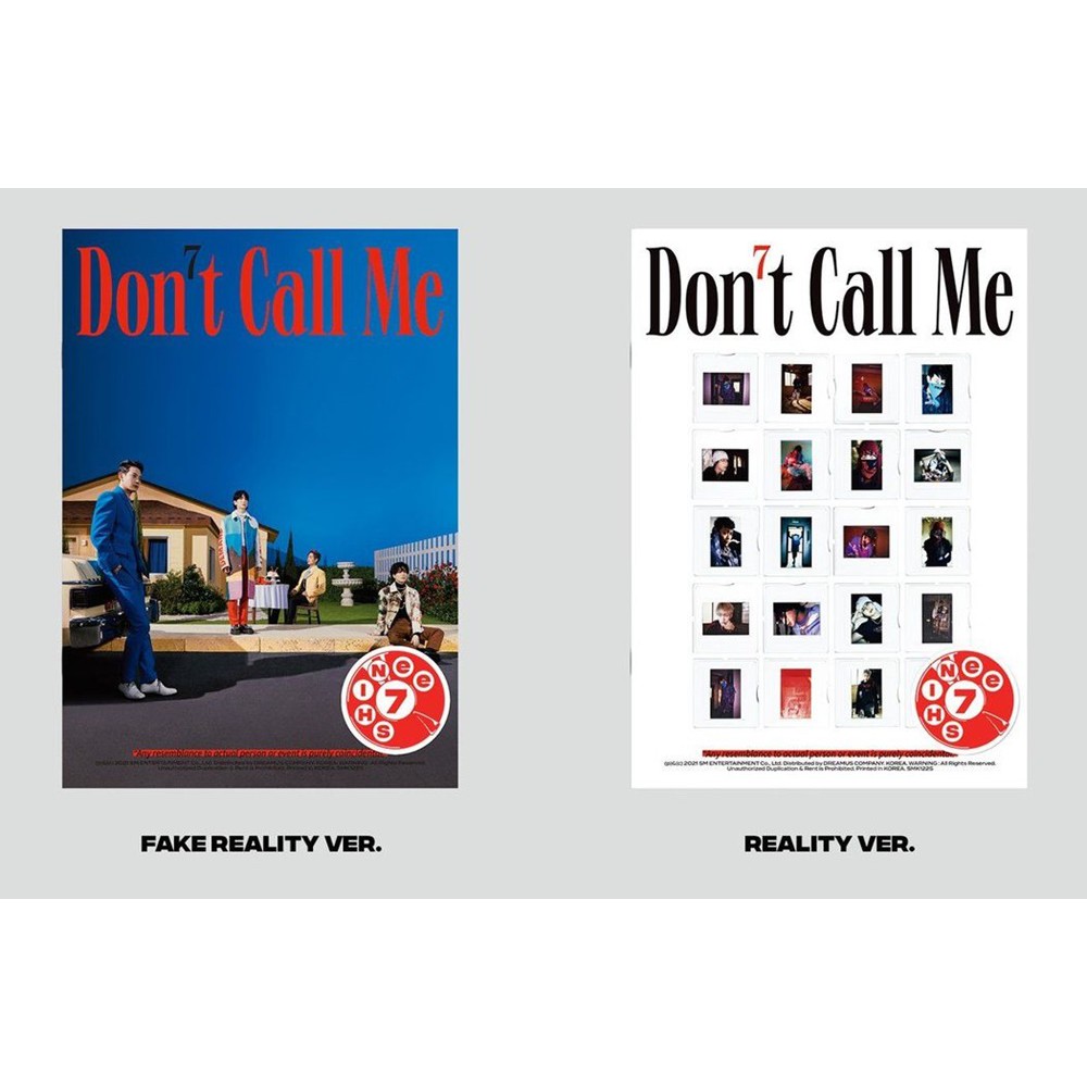 [READY STOCK] SHINee - Don't Call Me Album - Photobook (Reality &amp; Fake Reality ver.) SEALED