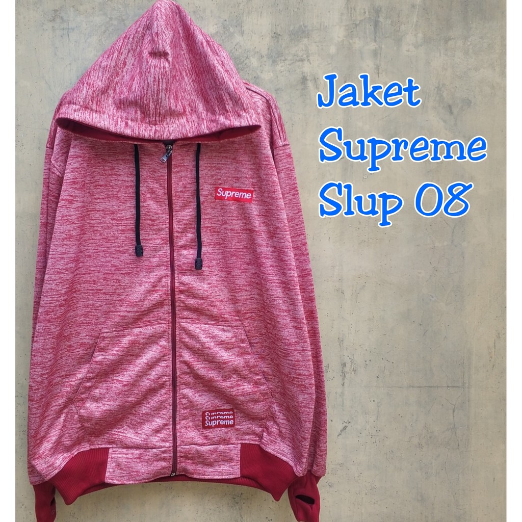 jaket supreme pink