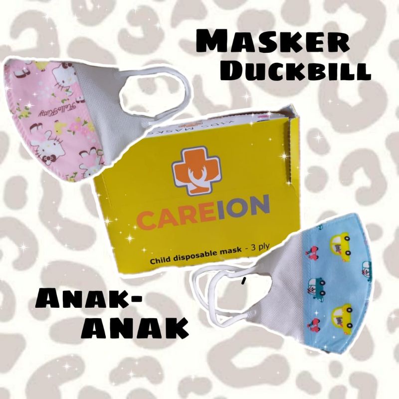 Masker Duckbil Anak Karakter