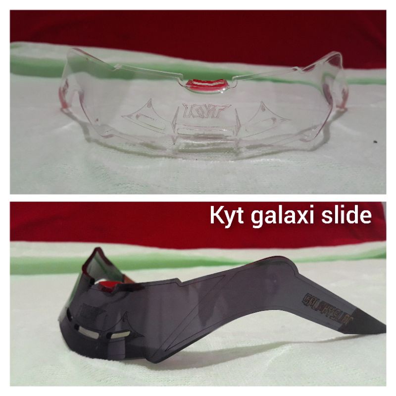 NEW spoiler helm kyt galaxy slide/ spoiler kyt galaxy flat fr/spoiler kyt galaksi/spoiler helm kyt