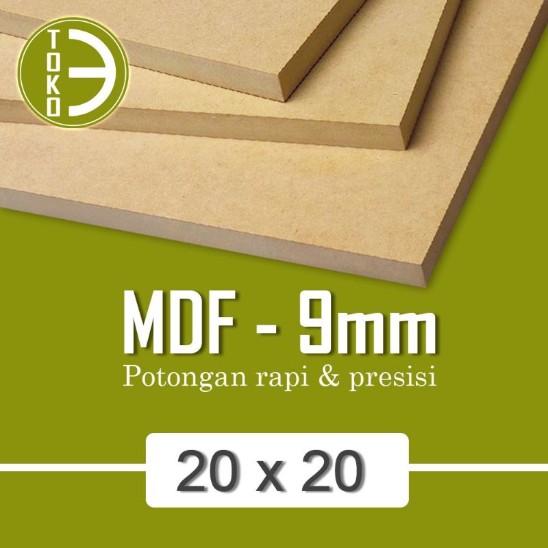 mdf 9mm 20x20