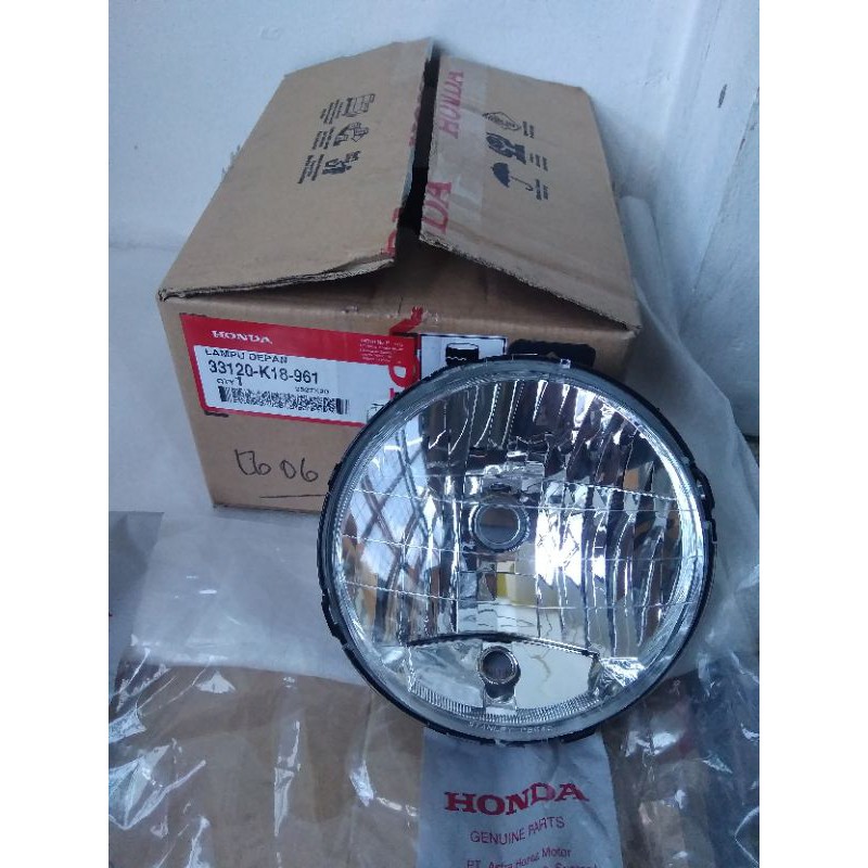 33120-K18-961 Head lamp lampu depan Reflektor depan CB 150 Verza  kode  33120 K18 961
