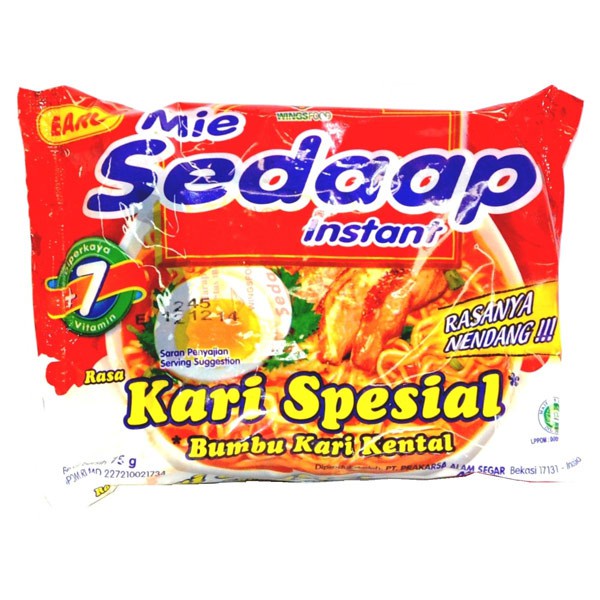 

SEDAP MIE KARI KENTAL SPC 75
