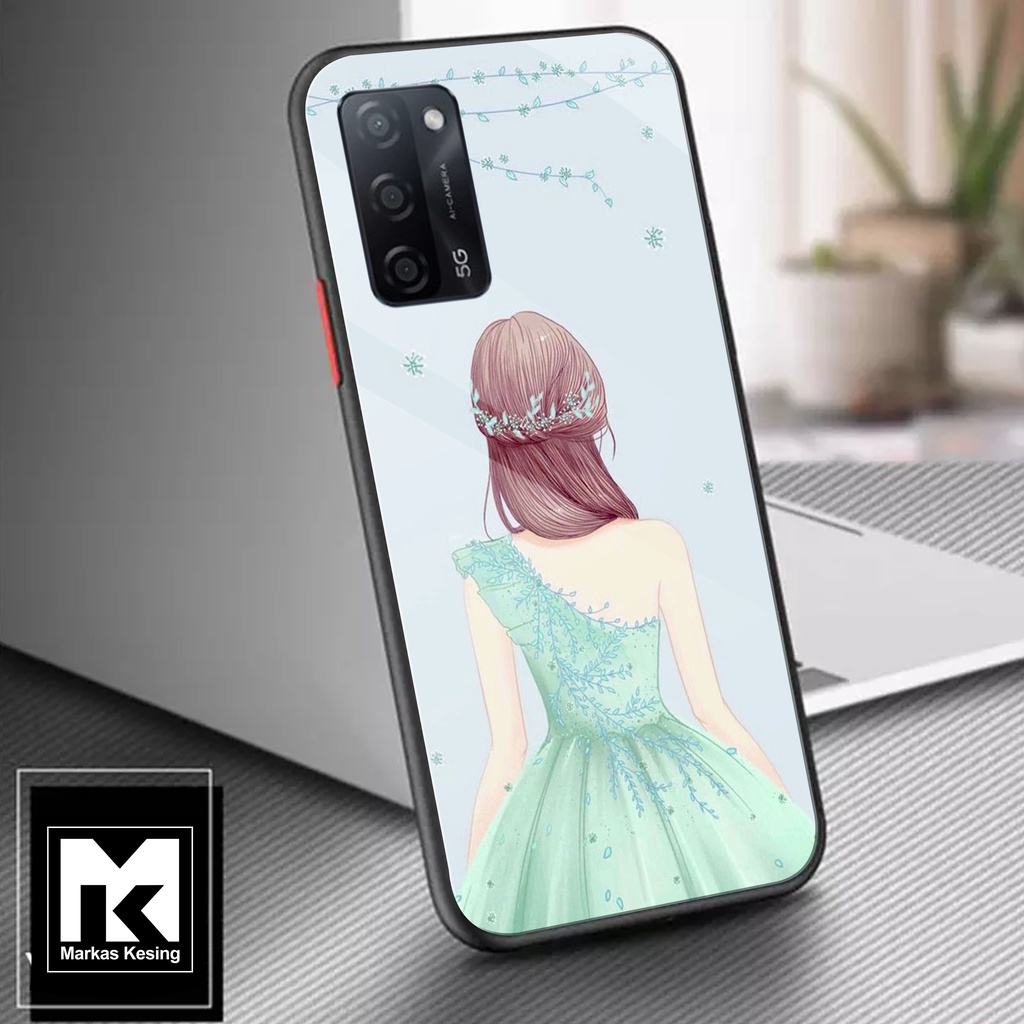 Case Oppo A55 5G - Casing Oppo A55 5G - ( Gaun Wallpaper ) - Case Hp - Casing Hp - Softcase Oppo A55