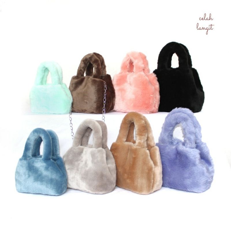 Celah Langit Calla Fur Bag Part 1 l Tas Wanita Bulu